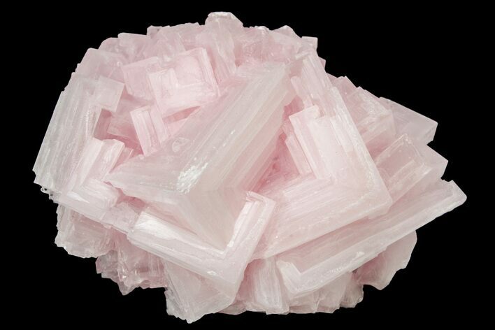 Pink Halite Crystal Cluster - Trona, California #239550